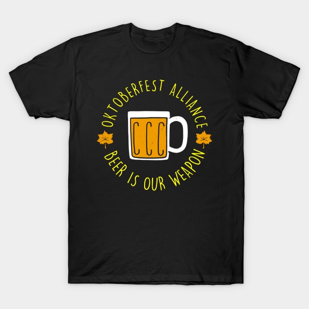 Cool Oktoberfest Funny Slogan Gift For Beer Lovers T-Shirt by Originals By Boggs